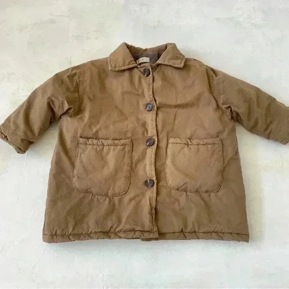Korean Style Winter Puffer Quilted Jacket Unisex Kids
